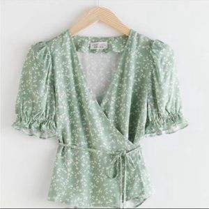 & other stories wrap top